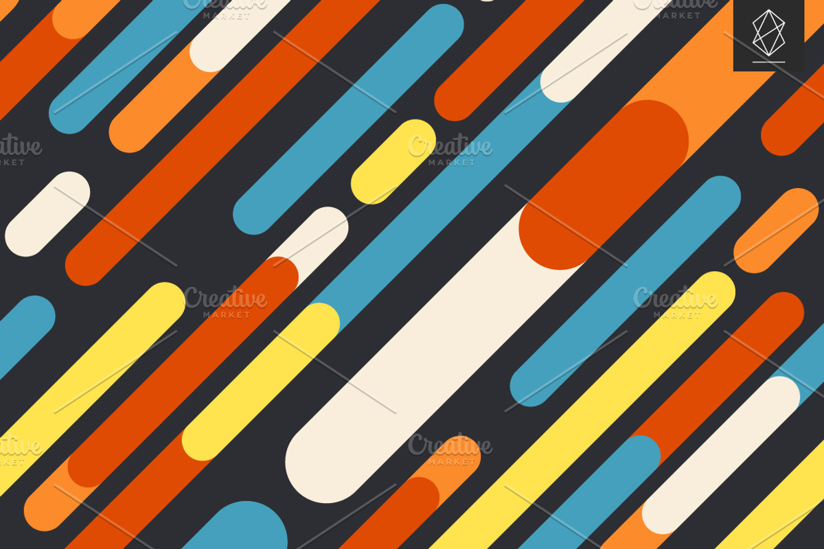 Geometric brevity seamless patterns, a Pattern Graphic by Yury Velikanov (Photo 2 of 11)