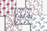 Winter seamless patterns, a Pattern Graphic by Vasmila (Thumbnail 6 of 7)