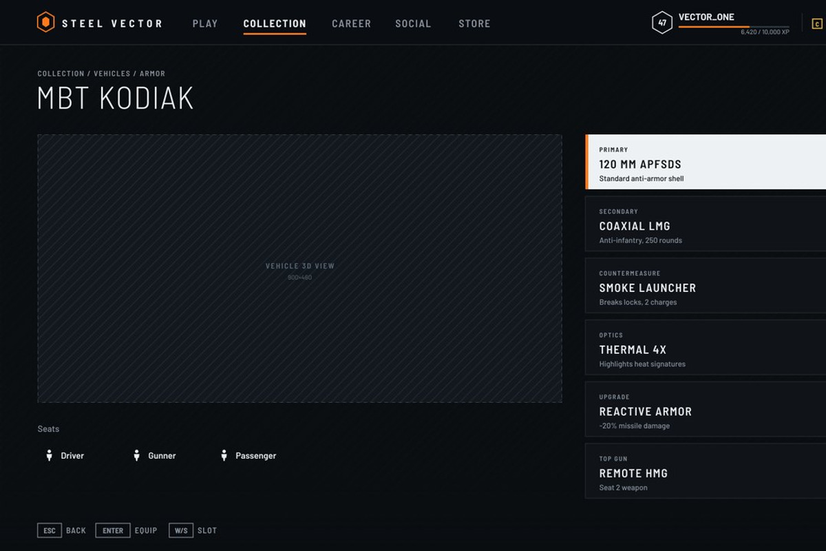 Military FPS Game 100 Screens, an UI Kit Template by pawellpi (Photo 79 of 116)