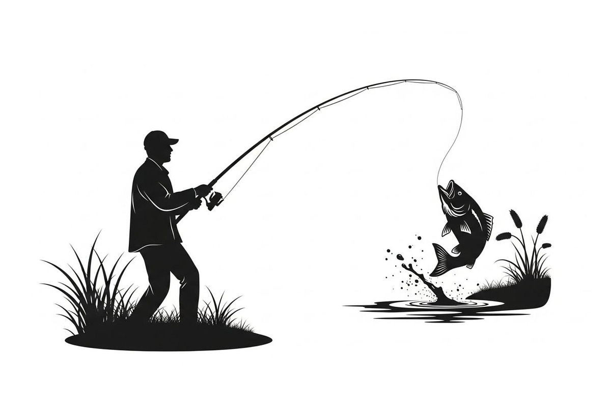 Fishing Silhouette Vector Bundle, an Illustration by hafijul (Photo 43 of 51)