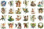 Woodland Fairies Nature Graphics, an Illustration by Sublimation Artist (Thumbnail 2 of 6)