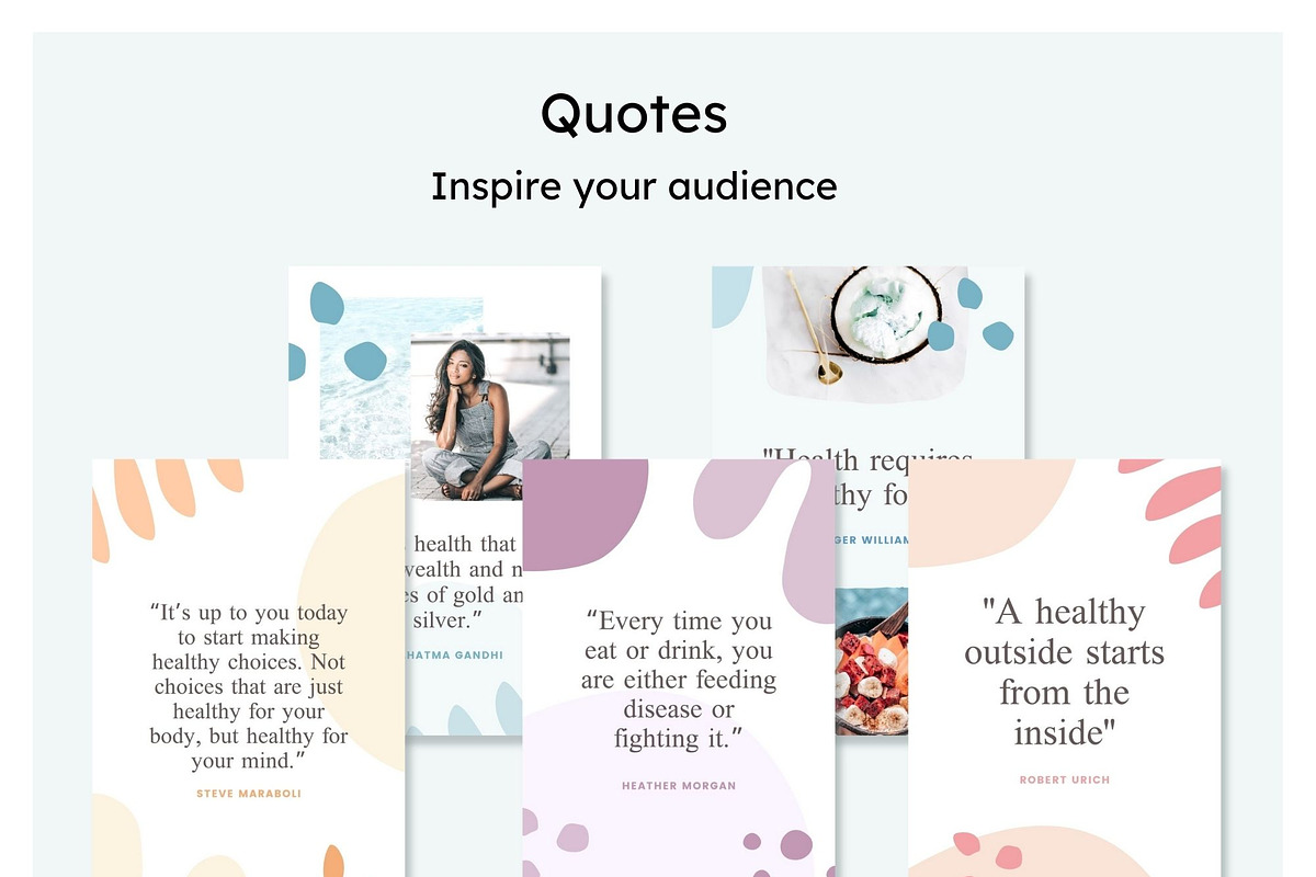 Wellness Pinterest Canva Templates, a Social Media Template by Cultive Creative (Photo 8 of 12)
