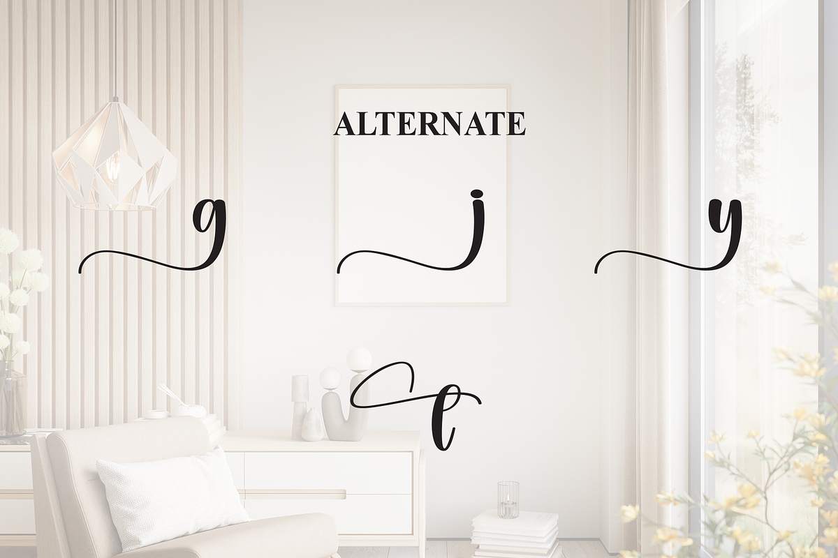 Hearty | Script Font, a Handwritten Font by Scratchones (Photo 8 of 9)