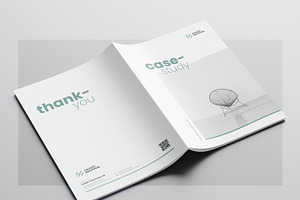 Case Study Template, Canva Template