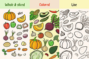 Cartoon Vegetables Culinary Pack, a Decorative Illustration by Warm Hearted Studio (Thumbnail 2 of 6)