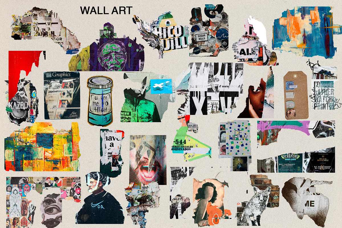 Сreative retro collages, an Object Graphic by Aleks.Flaks (Photo 12 of 18)