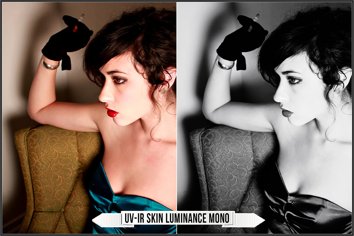 Infrared Ultraviolet Monochrome LUTs, a Plug-in Add-On by Raztrend