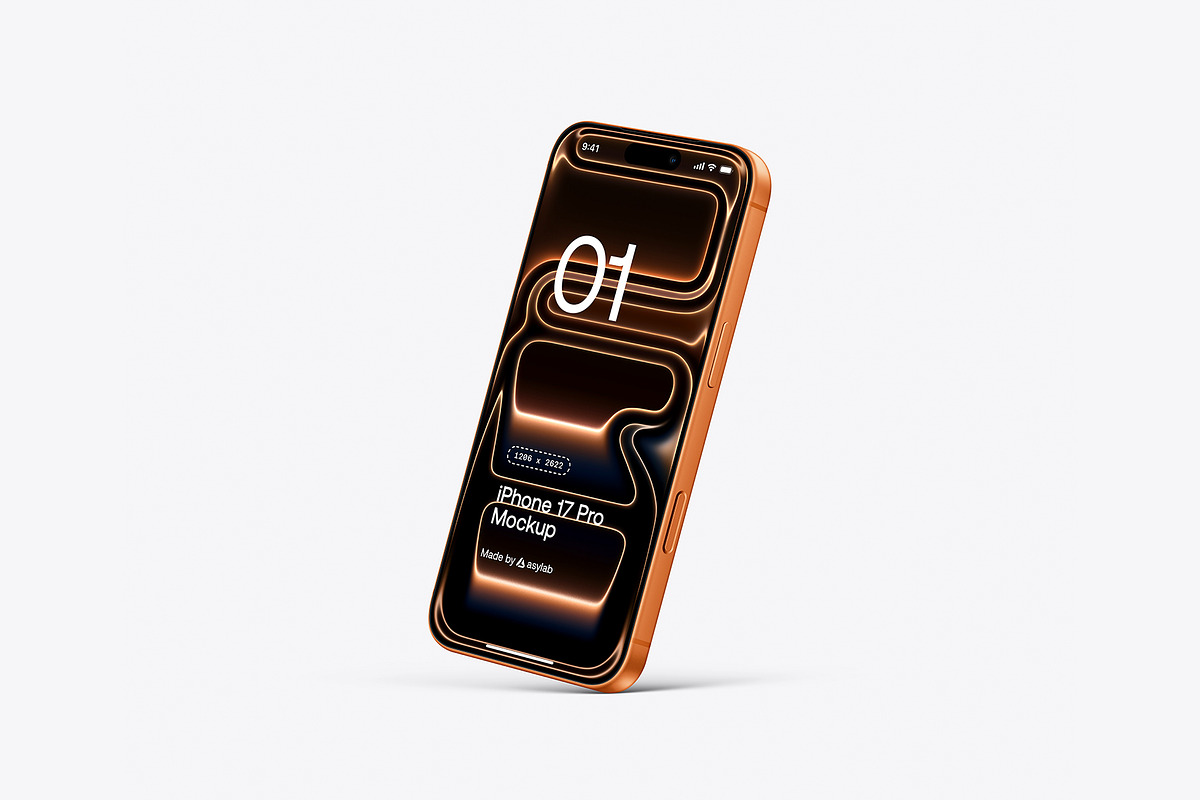 iPhone 17 Pro - 24 Mockups Scenes, an iPhone Mockup by Asylab (Photo 48 of 61)