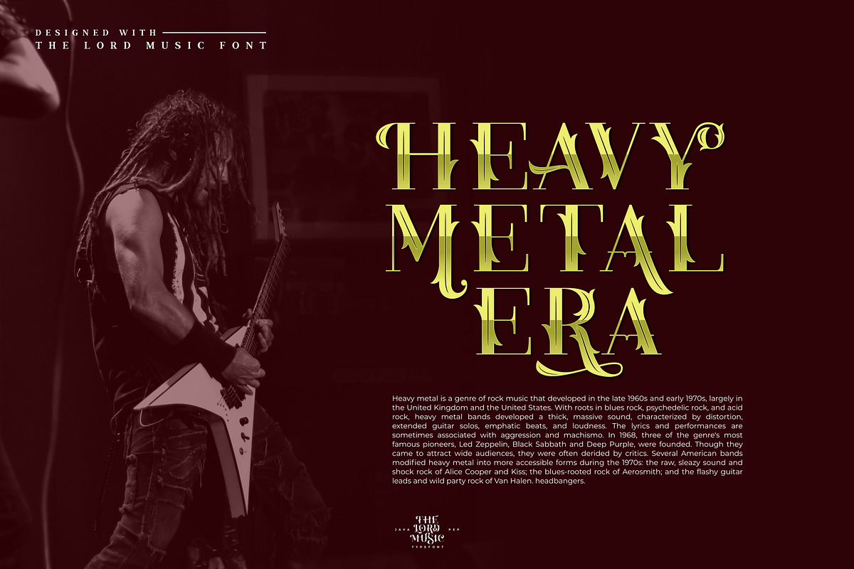 The Lord Music-Decorative font, a Serif Font by Java pep (Photo 2 of 13)