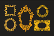 Vintage picture frames, borders set, an Object Illustration by Good Studio (Thumbnail 4 of 16)