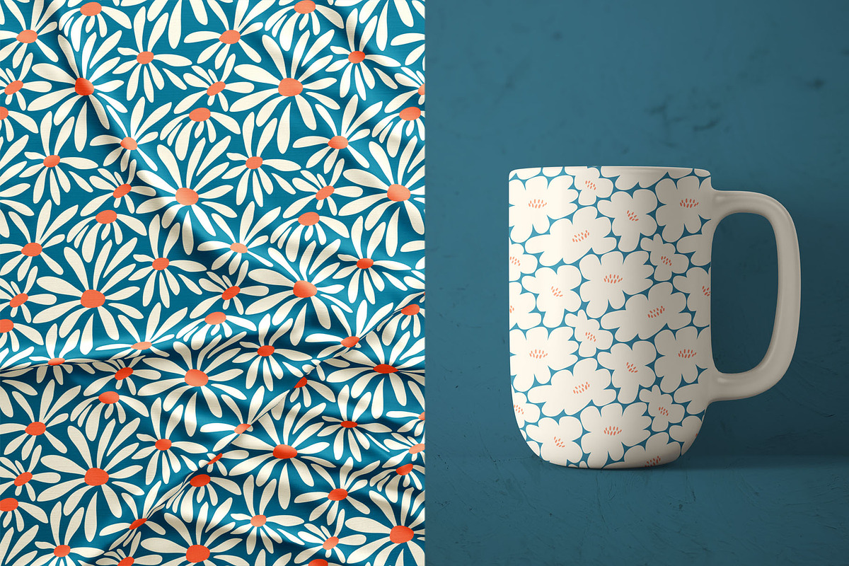 15 floral patterns, a Pattern Graphic by pineart (Photo 5 of 6)