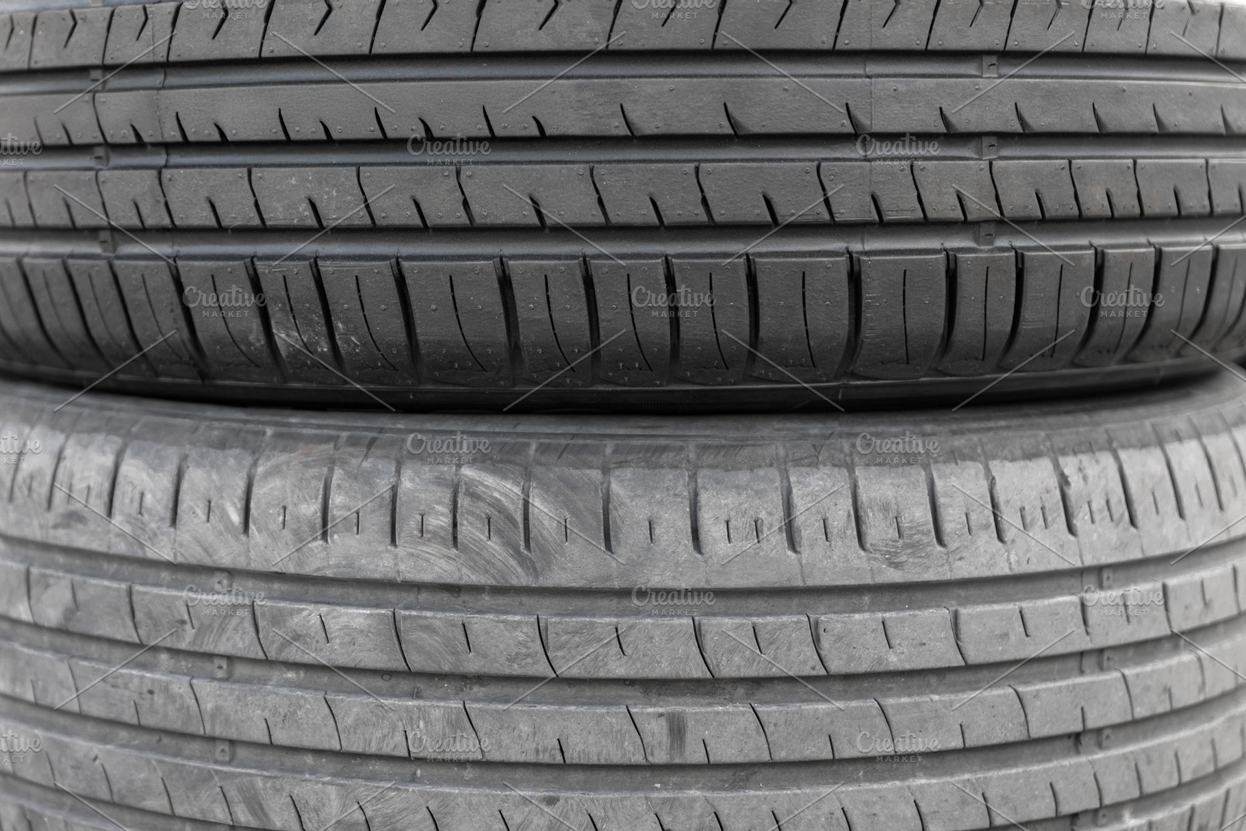 New vs Worn Car Tires, a Transportation Photo by Ales Munt