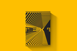 Yellow Geometric Cover Design Bundle