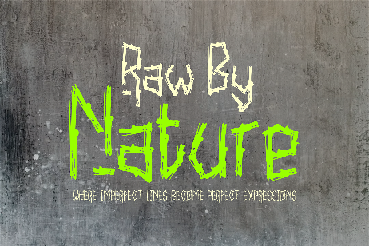 Rundock - Scratch Display Font, a Handwritten Font by idealistudio (Photo 3 of 5)