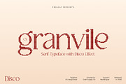 CS Granvile Disco, a Serif Font by Craft Supply Co. (Thumbnail 1 of 8)