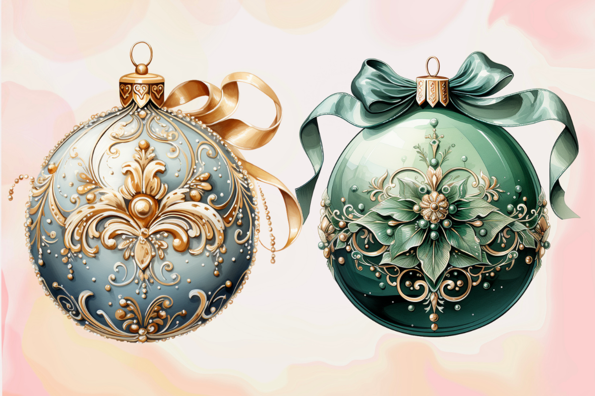 Christmas Baubles Png Clipart, an Object Graphic by Agnesagraphic (ID 95) (Photo 3 of 7)