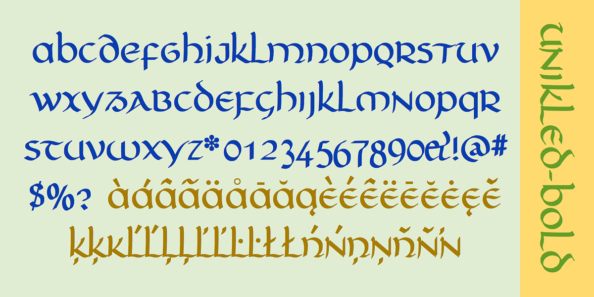 Unikled, a Font by Ingrimayne Type (Photo 7 of 7)