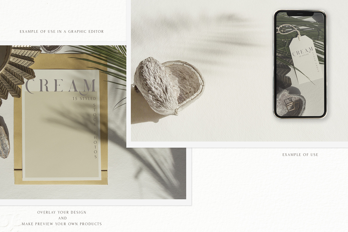 Cream Minimalist Styled Photos, a Product Mockup by Cat In Colour (Photo 4 of 5)
