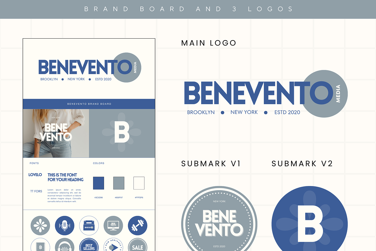 Canva Modern Branding Kit Template, a Branding & Logo Template by Branding Babe Co. (Photo 3 of 9)