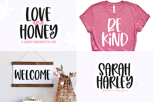 Spring Handwritten Font Bundle