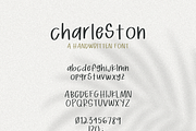 Charleston | A Handwritten Font, a Script Font by cathconofolio (Thumbnail 4 of 4)