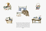 cozy autumn charm clipart set, a Decorative Illustration by Patishop Art (Thumbnail 5 of 11)