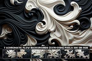 7 Achromatic Flow Backgrounds