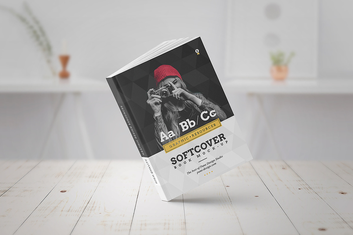 Book Mock-Up / Softcover Edition, a Books & Magazine Mockup by PuneDesign (Photo 3 of 11)