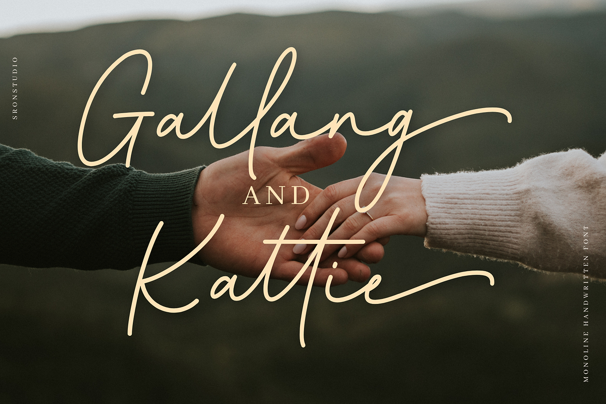 Purely Woman - Monoline Font, a Script Font by Sronstudio (Photo 5 of 15)