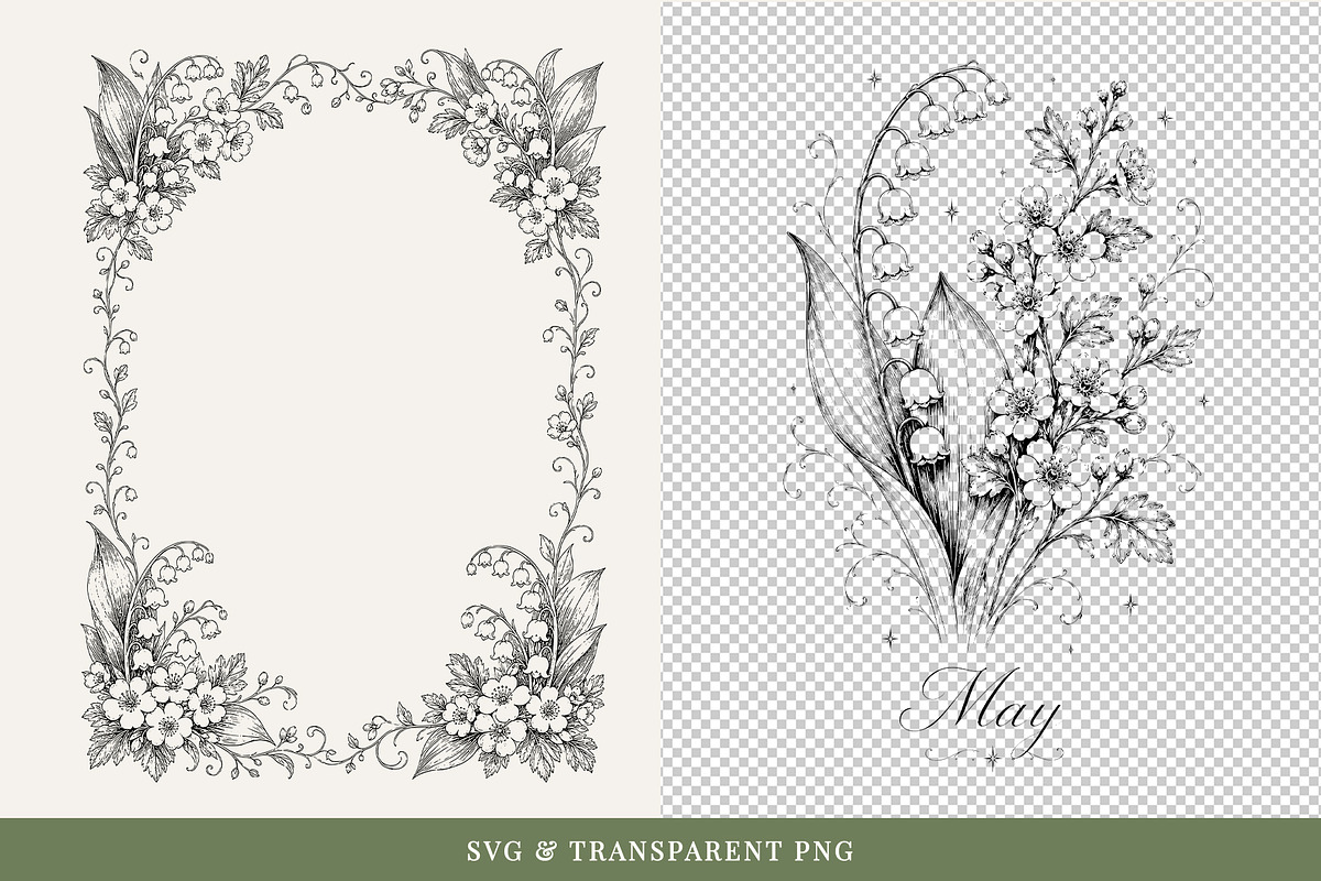 Birth Month Flowers Illustrations, a Decorative Illustration by AW Studios (Photo 6 of 9)
