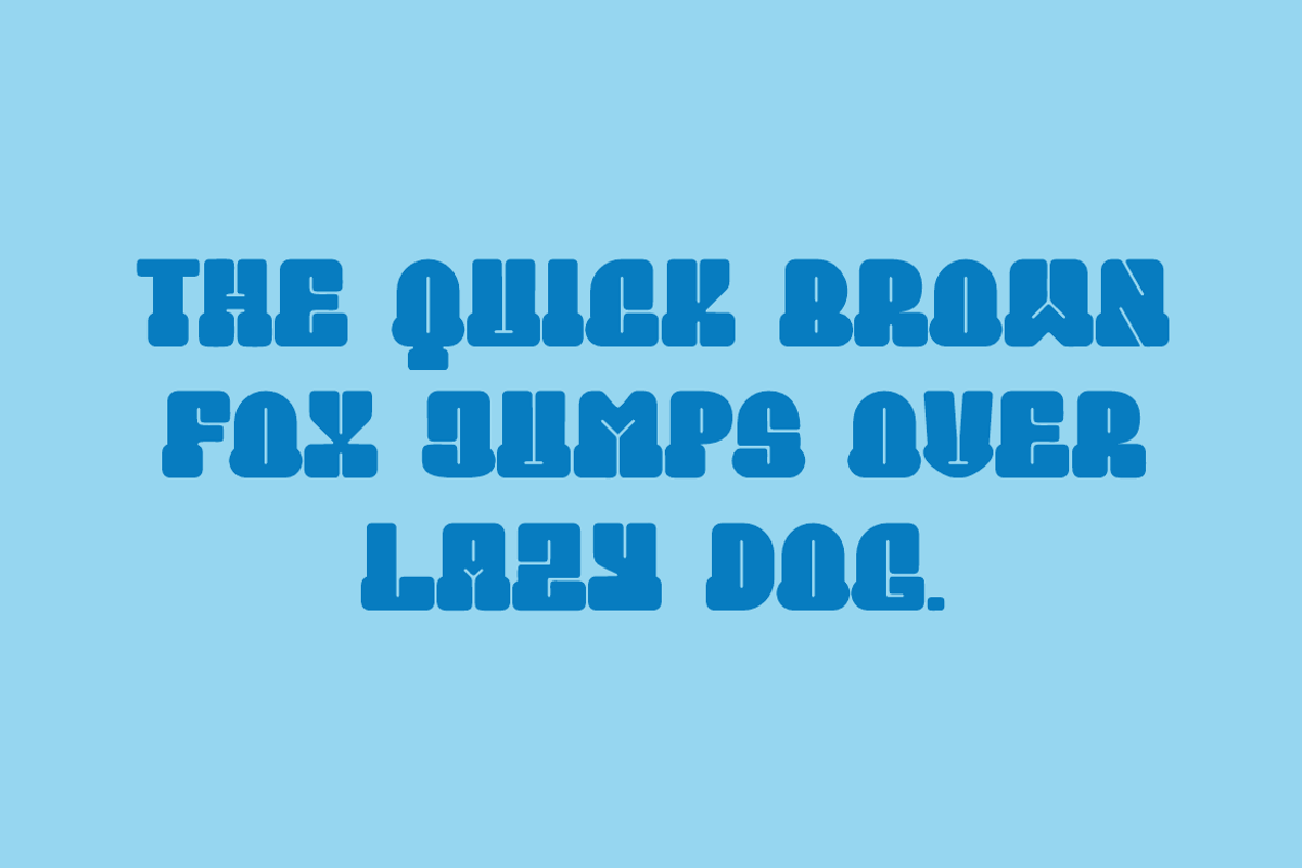Metric Badway - Retro Font, a Slab Serif Font by Iqsiart Studio (Photo 5 of 6)