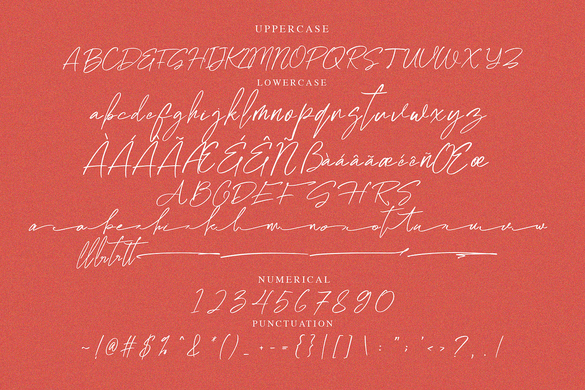 Maike Catrina Handwritten Script, a Script Font by NTC Graphic (Photo 8 of 9)