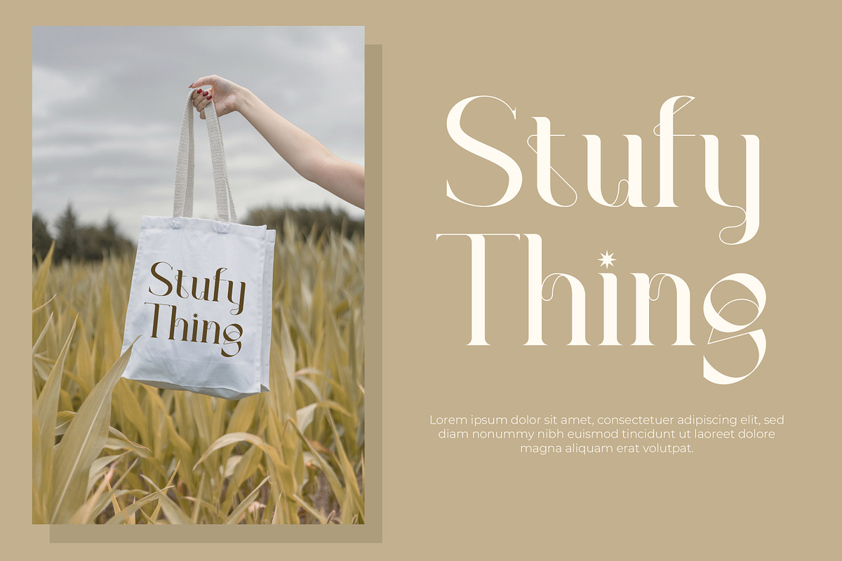 Gofagen | Modern Serif Typeface, a Serif Font by Kahade Studio (Photo 6 of 9)