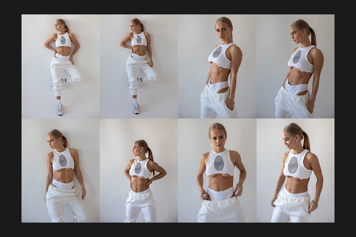 Sport Pants and Tank-Top Mock-Up Set, a Bottom Mockup by Freeman Studio (Photo 7 of 15)