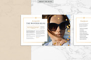 GOLDEN | Blog Media Kit, a Resume Template by Marigold Studios (Thumbnail 3 of 10)