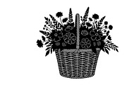 Charming flower basket wall art, an Illustration by Amazin_art (Thumbnail 19 of 32)