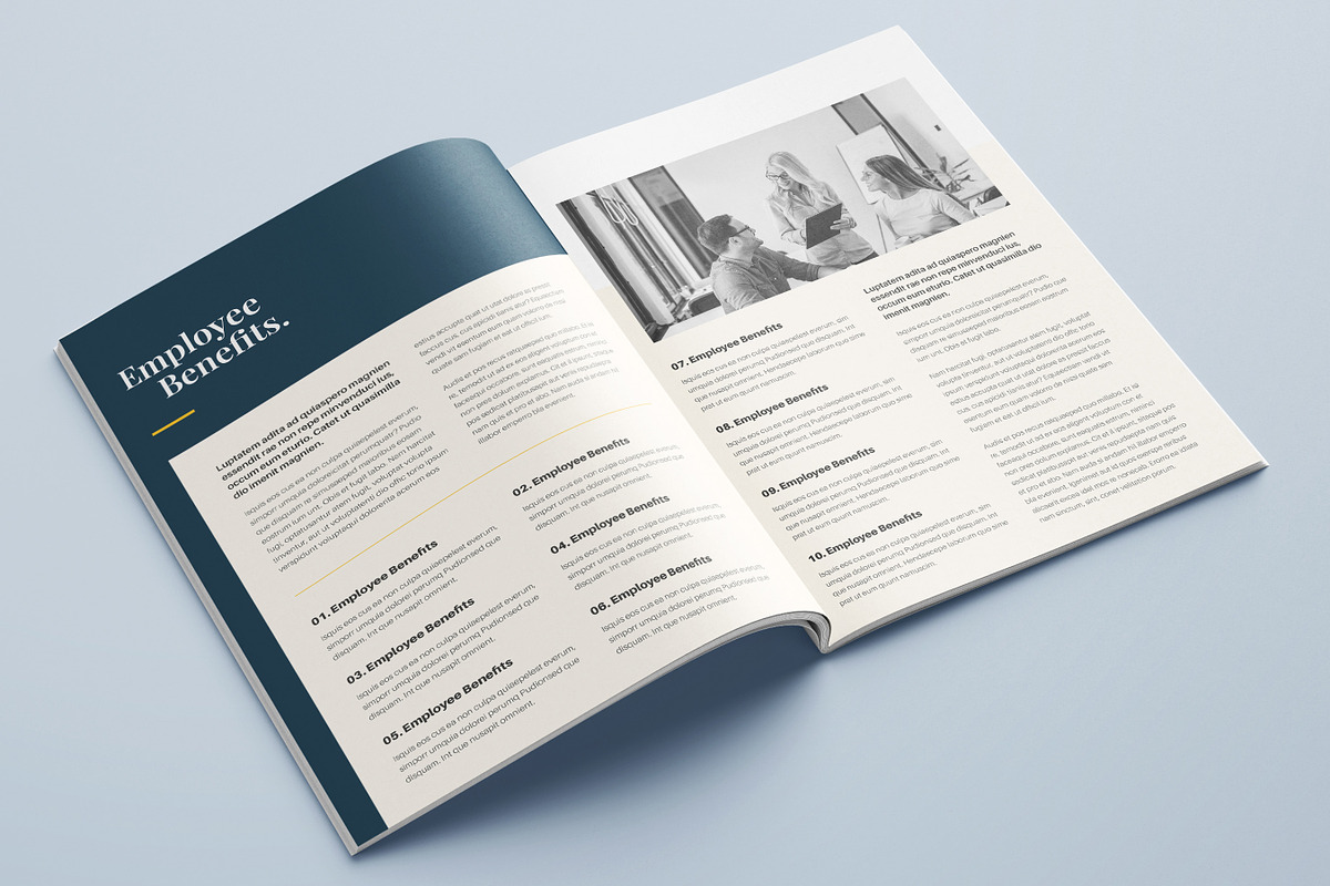 Employee Handbook Template, HR Manual preview 4