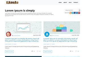 Karbar - Multipurpose HTML/CSS Theme