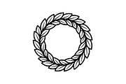 Leaf Laurel Wreath Frame Bundle, an Illustration by Gaye Art (Thumbnail 14 of 51)