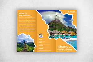 Travel Trifold Brochure Template