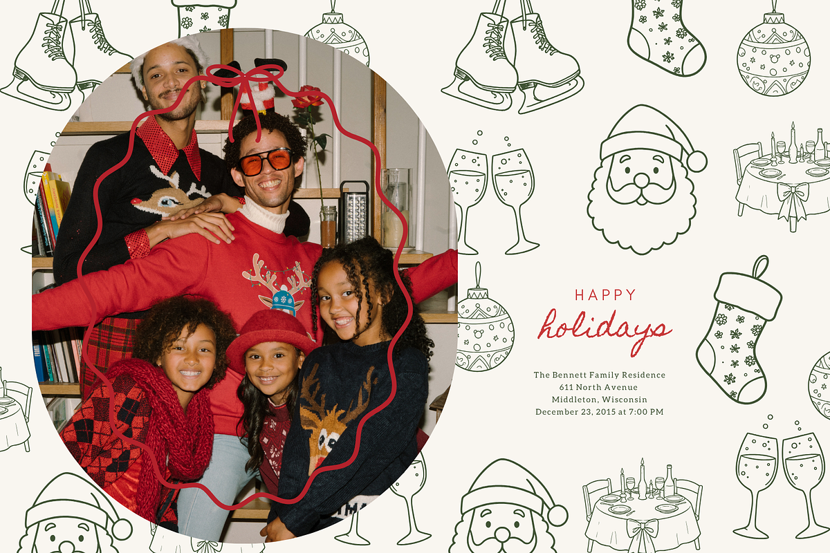 Christmas Frames Whimsy Set, a Seasonal Illustration by digital.incubator.yum (Photo 11 of 18)