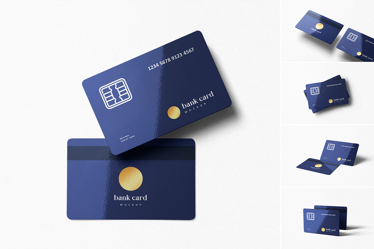 Credit Card Mockup, a Product Mockup by MockupCraft (Photo 1 of 7)