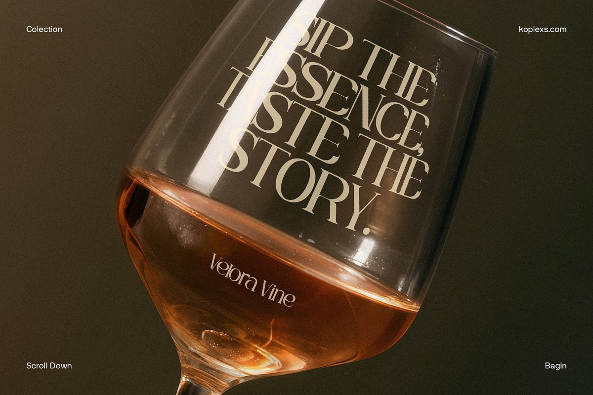 Bagin Font | Modern Editorial Serif, a Serif Font by Koplexs Studio (Photo 5 of 12)