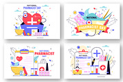 10 Pharmacists Day Illustration, a Healthcare Illustration by denayunebgt (Thumbnail 2 of 4)