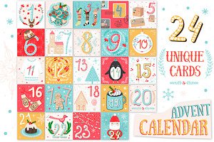 PRINTABLE Christmas Advent Calendar
