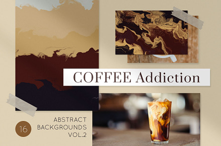 ABSTRACT COFFEE PATTERN set Vol.2
