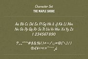 The Maple Shore – Font Duo, a Script Font by Creacy Studio (Thumbnail 7 of 8)