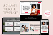 Showit Template for Small Businesses, a Websites & App Template by Amanda Pena Design (Thumbnail 1 of 7)