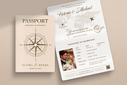 Passport Wedding Invitation Template, an Invitation Template by BrandPacks (Thumbnail 4 of 4)