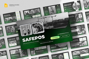 Workplace Safety Google Slides, a Presentation Template by fluffstudio
